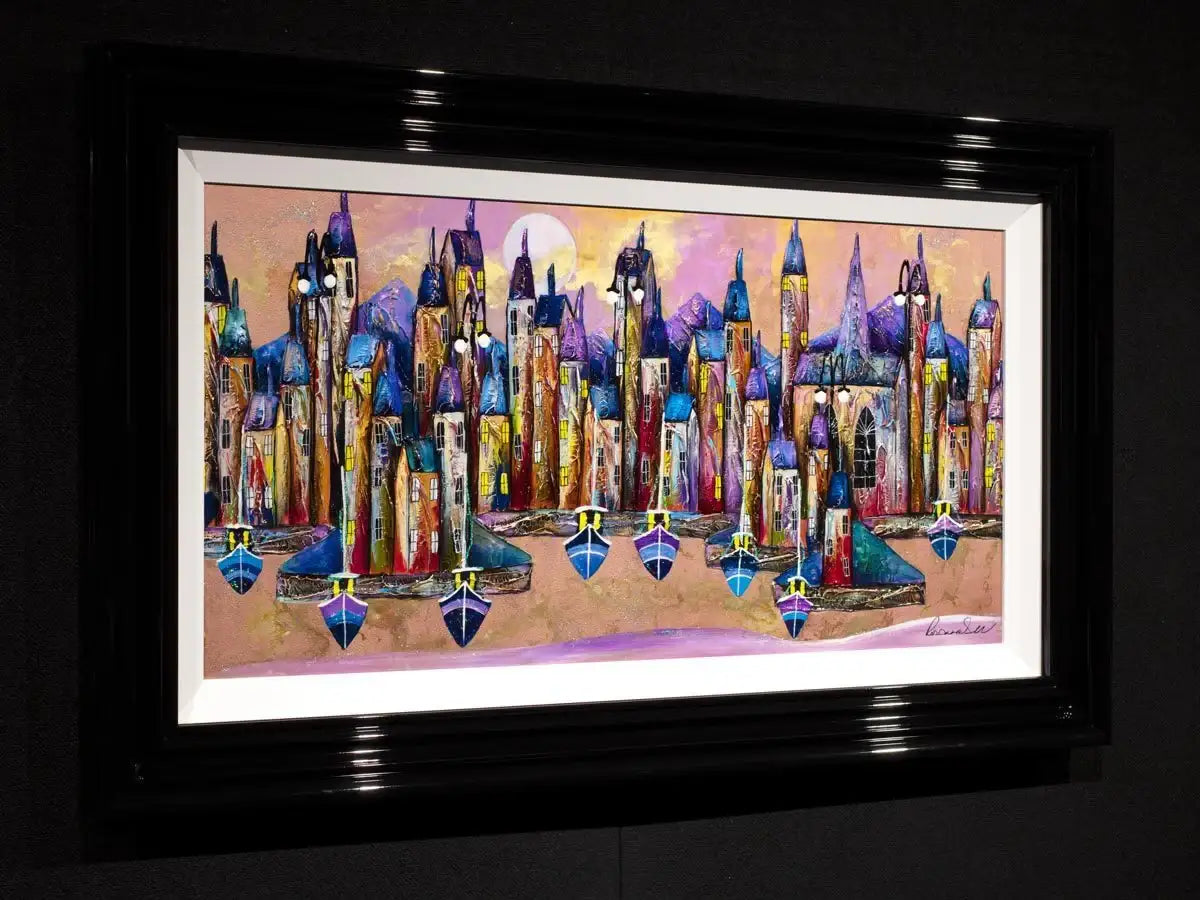 Iridescent Dreams - Original - SOLD by artist Rozanne Bell - Wyecliffe Galleries