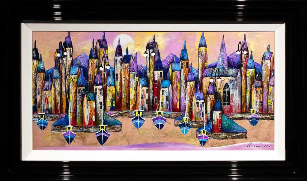 Iridescent Dreams - Original - SOLD by artist Rozanne Bell - Wyecliffe Galleries