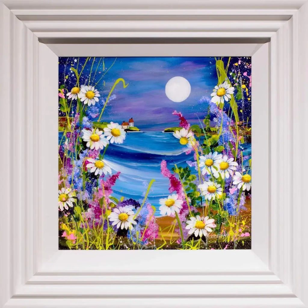 Iris Cove I - SOLD by artist Rozanne Bell - Wyecliffe Galleries