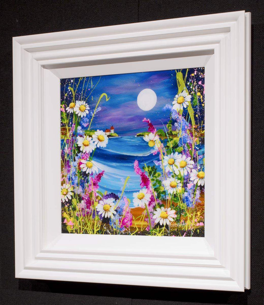 Iris Cove I - SOLD by artist Rozanne Bell - Wyecliffe Galleries