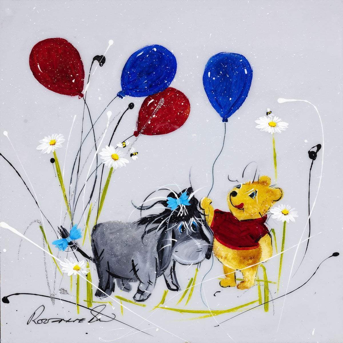 It Never Hurts to Keep Looking for Sunshine - Original - SOLD by artist Rozanne Bell - Wyecliffe Galleries