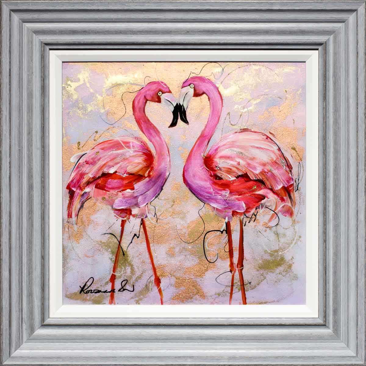 It&#39;s Just the Two of Us - Original Rozanne Bell Framed