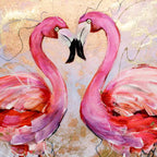 It's Just the Two of Us - Original - SOLD by artist Rozanne Bell - Wyecliffe Galleries