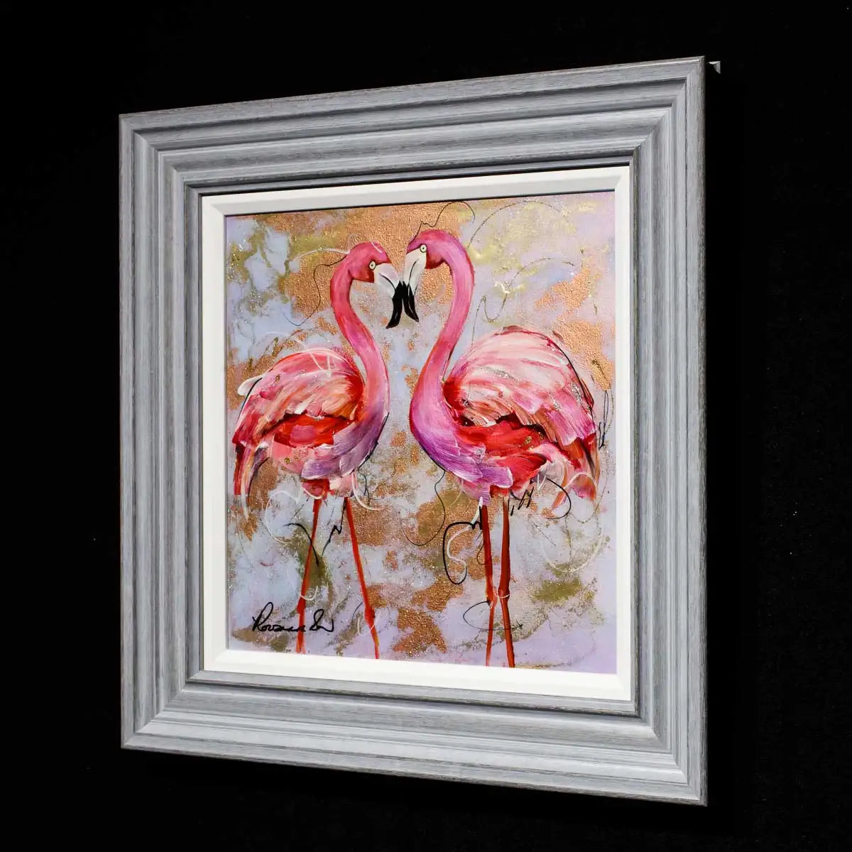 It's Just the Two of Us - Original - SOLD by artist Rozanne Bell - Wyecliffe Galleries