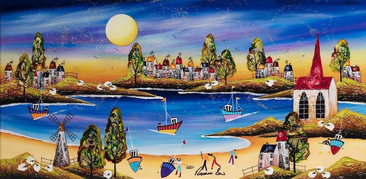 It's Summer Again - SOLD by artist Rozanne Bell - Wyecliffe Galleries