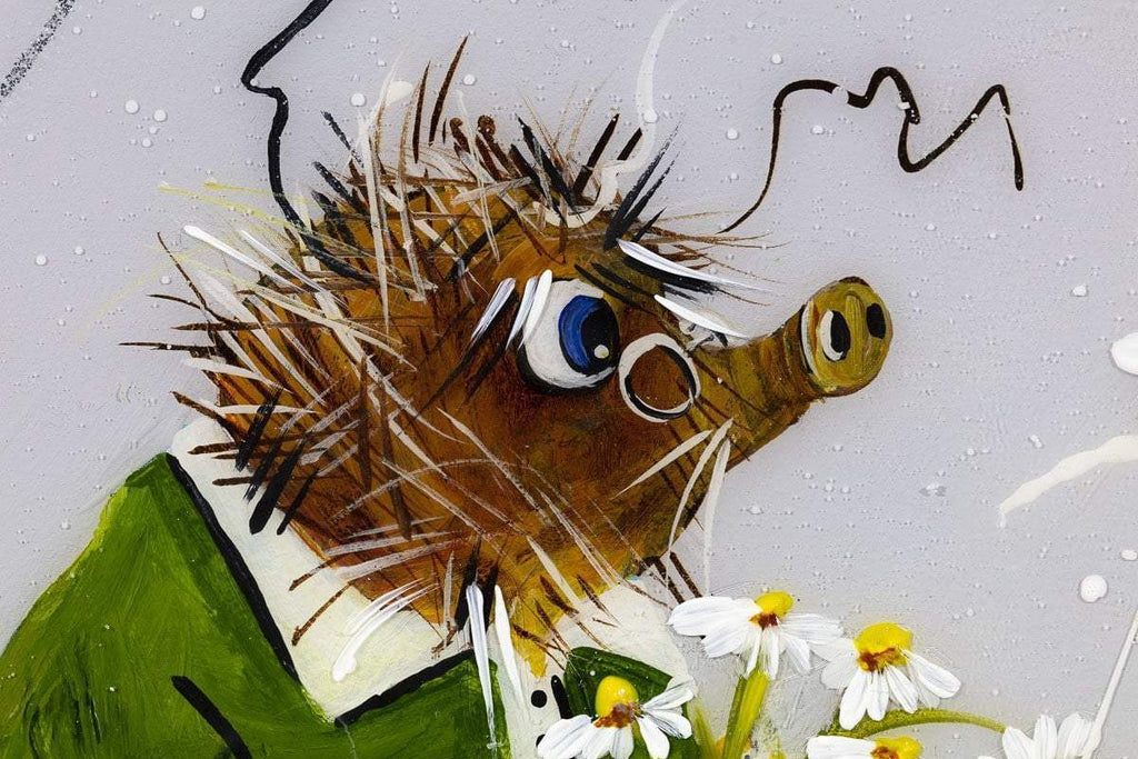 It Takes all Sorts to Make a World - Original Set of 4 by artist Rozanne Bell - Wyecliffe Galleries