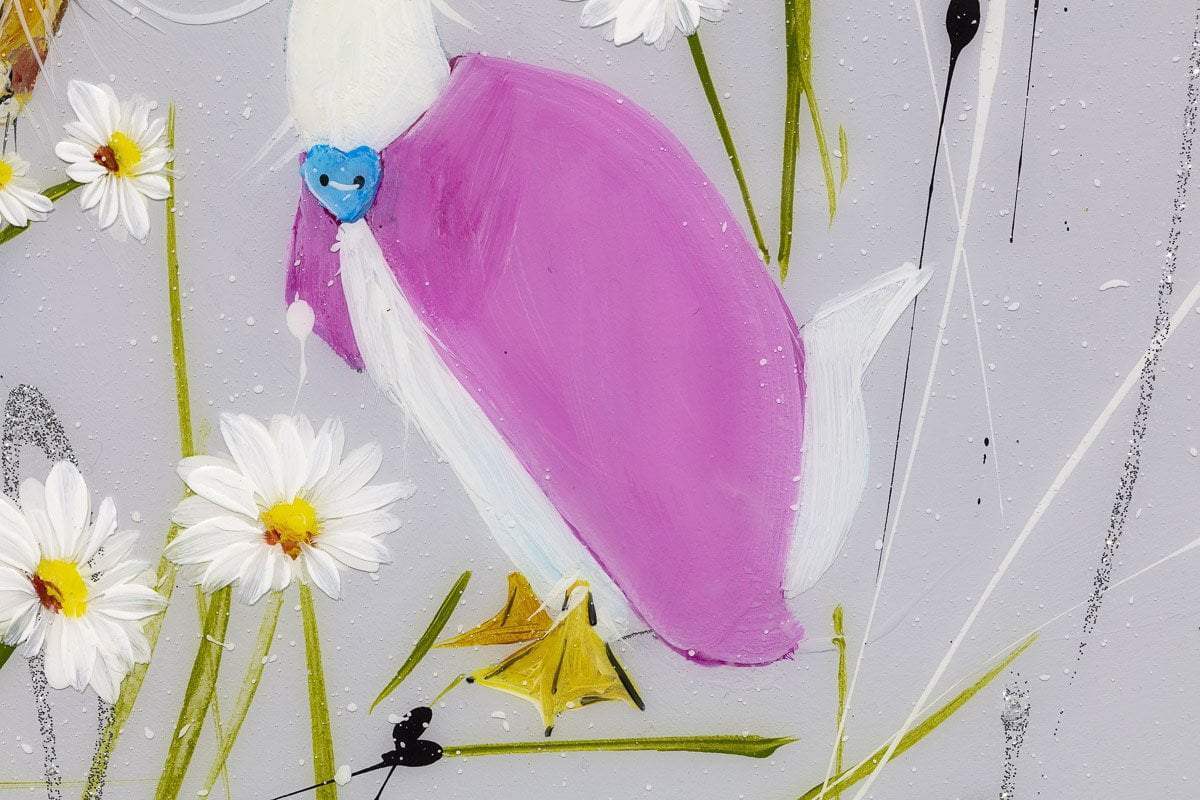 Jemima Puddle Duck & Peter Rabbit - Original - SOLD by artist Rozanne Bell - Wyecliffe Galleries