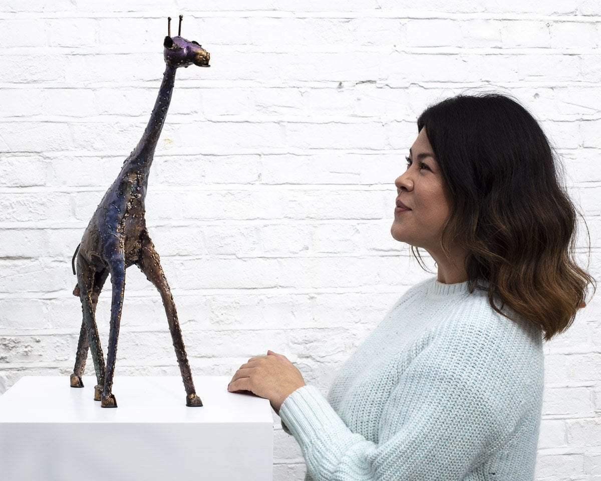 Jenny - Original Sculpture - SOLD by artist Rozanne Bell - Wyecliffe Galleries