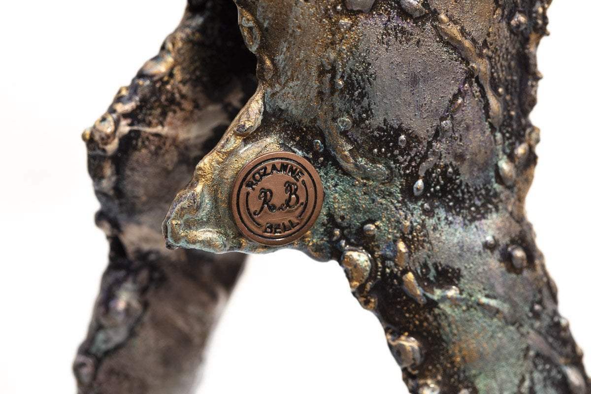 Jenny - Original Sculpture - SOLD by artist Rozanne Bell - Wyecliffe Galleries