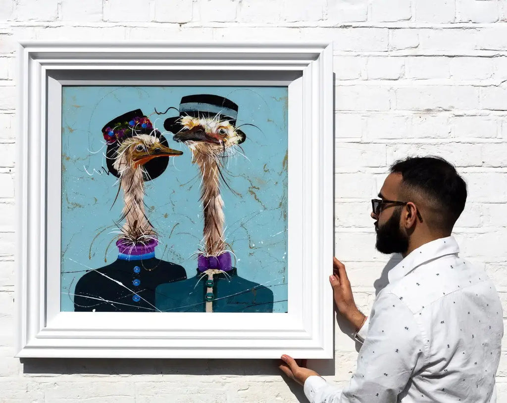 Jilly and Marcus - Original - SOLD by artist Rozanne Bell - Wyecliffe Galleries