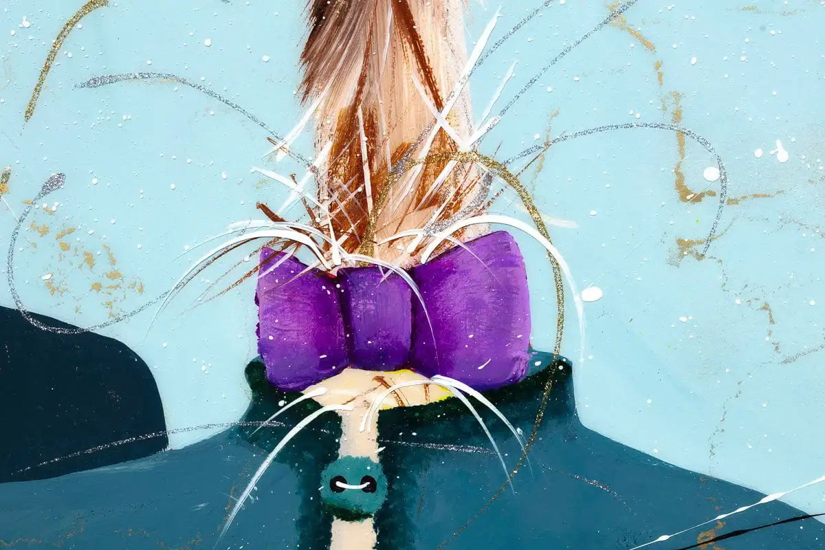 Jilly and Marcus - Original - SOLD by artist Rozanne Bell - Wyecliffe Galleries