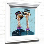 Jilly and Marcus - Original - SOLD by artist Rozanne Bell - Wyecliffe Galleries