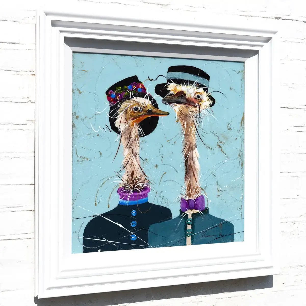 Jilly and Marcus - Original - SOLD by artist Rozanne Bell - Wyecliffe Galleries