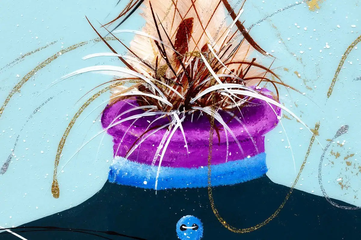 Jilly and Marcus - Original - SOLD by artist Rozanne Bell - Wyecliffe Galleries