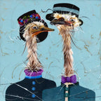 Jilly and Marcus - Original - SOLD by artist Rozanne Bell - Wyecliffe Galleries