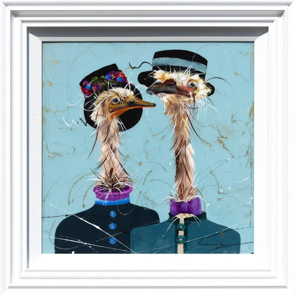 Jilly and Marcus - Original - SOLD by artist Rozanne Bell - Wyecliffe Galleries