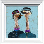 Jilly and Marcus - Original - SOLD by artist Rozanne Bell - Wyecliffe Galleries