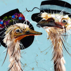 Jilly and Marcus - Original - SOLD by artist Rozanne Bell - Wyecliffe Galleries