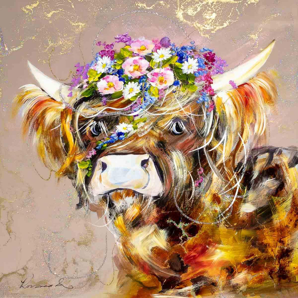 Julia - Original - SOLD by artist Rozanne Bell - Wyecliffe Galleries