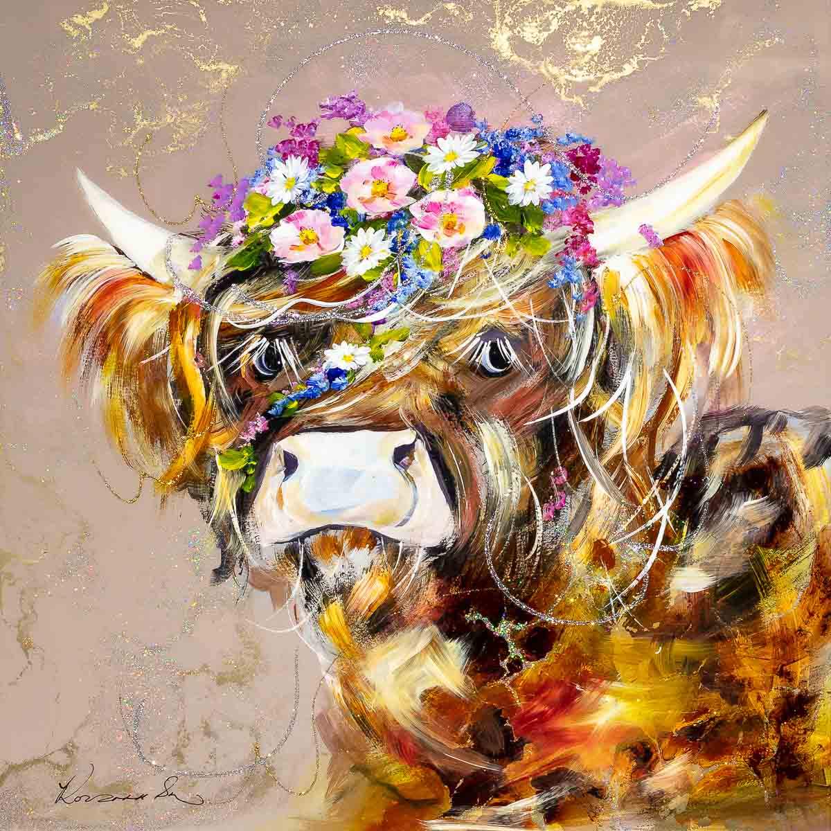 Julia - Original - SOLD by artist Rozanne Bell - Wyecliffe Galleries