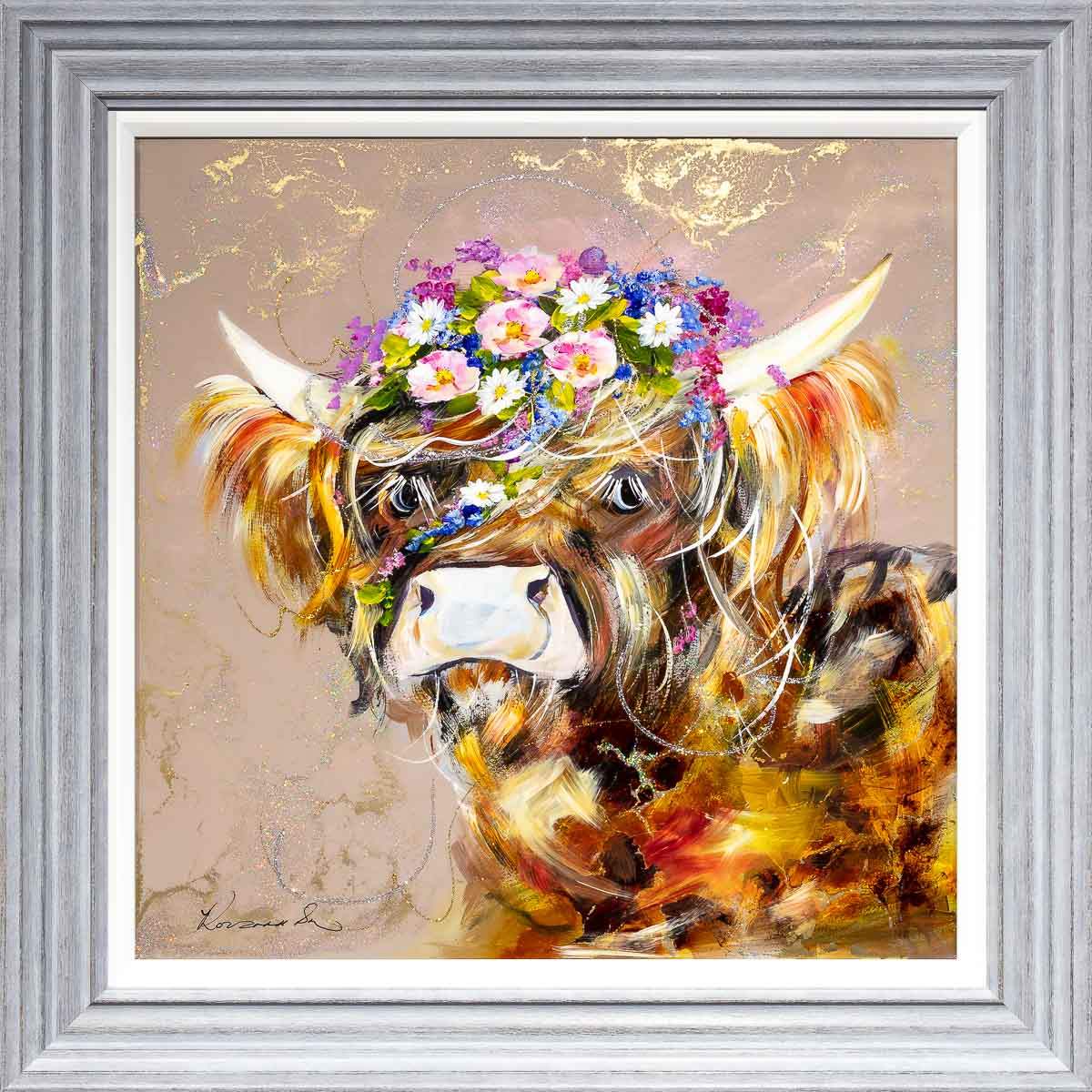 Julia - Original - SOLD by artist Rozanne Bell - Wyecliffe Galleries