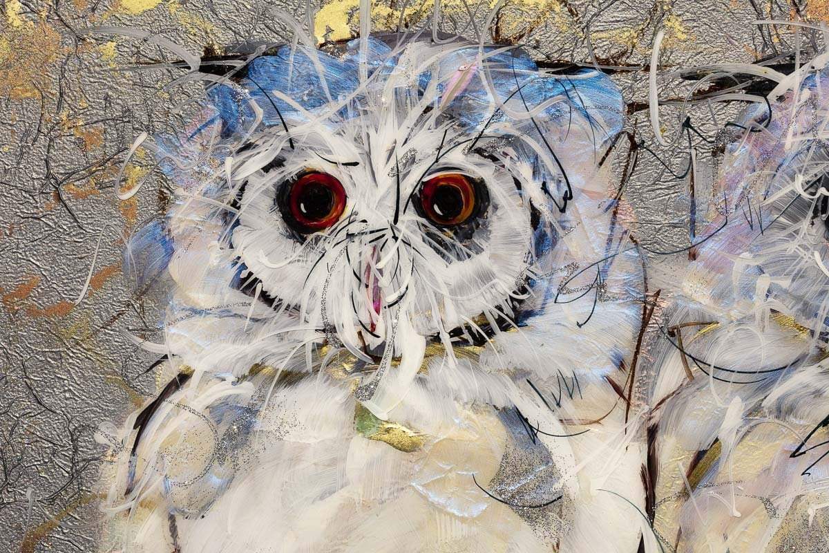 Just the Two of Us - Original - SOLD by artist Rozanne Bell - Wyecliffe Galleries