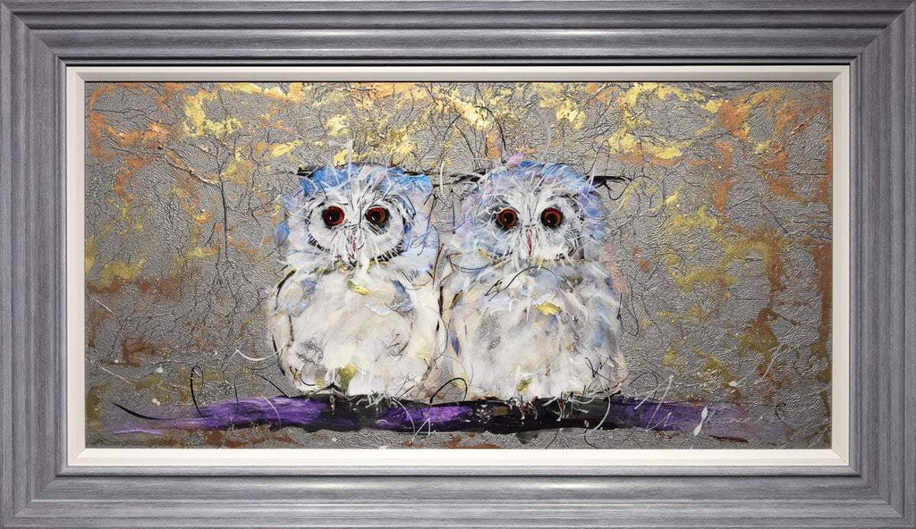 Just the Two of Us - Original - SOLD by artist Rozanne Bell - Wyecliffe Galleries