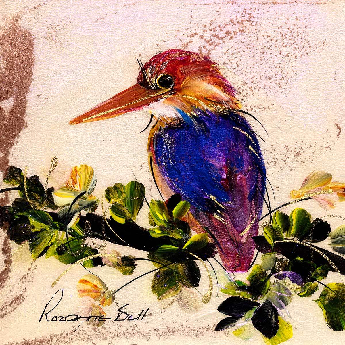 Kali - Original -SOLD by artist Rozanne Bell - Wyecliffe Galleries
