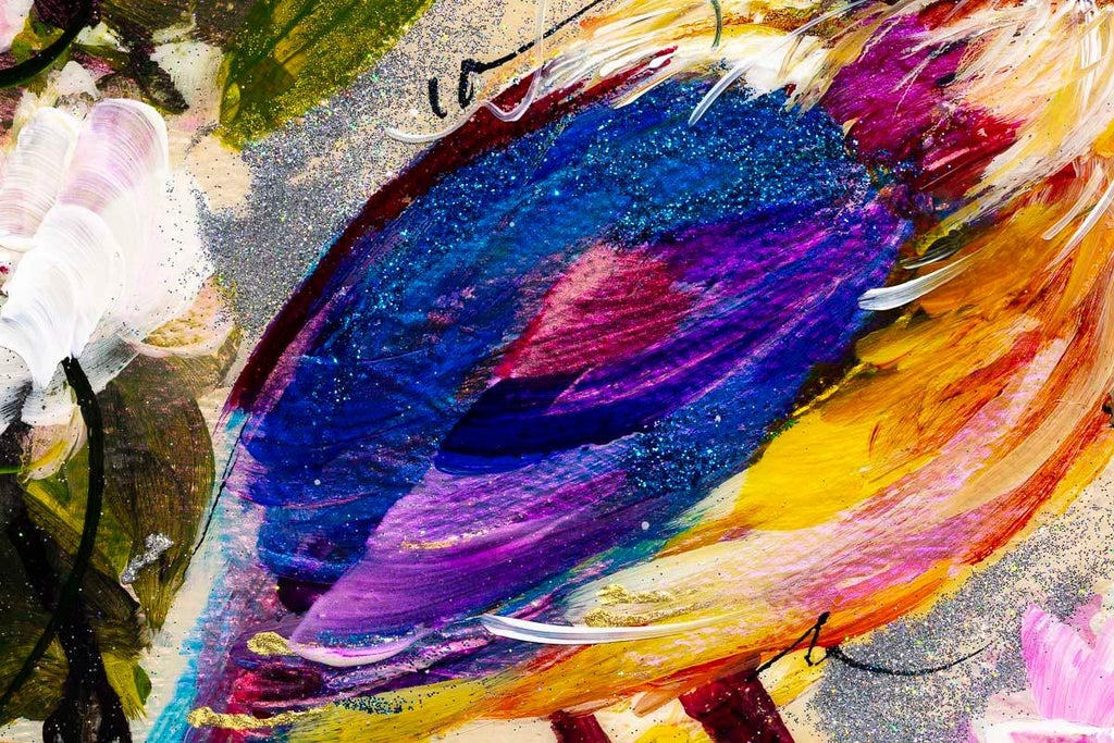 Colours of Nature - Original - SOLD by artist Rozanne Bell - Wyecliffe Galleries