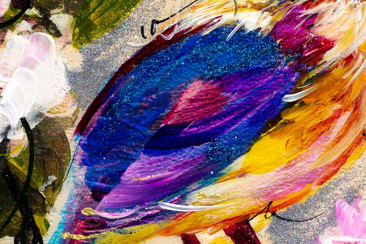 Colours of Nature - Original - SOLD by artist Rozanne Bell - Wyecliffe Galleries