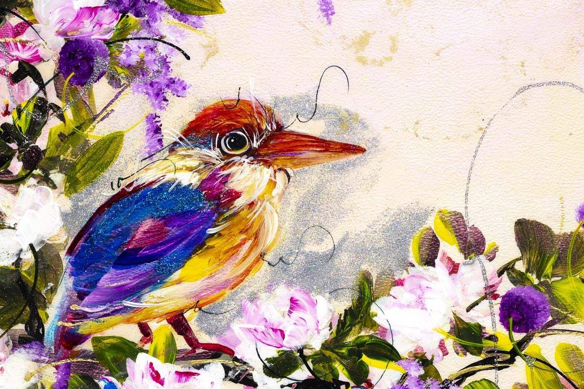 Colours of Nature - Original - SOLD by artist Rozanne Bell - Wyecliffe Galleries