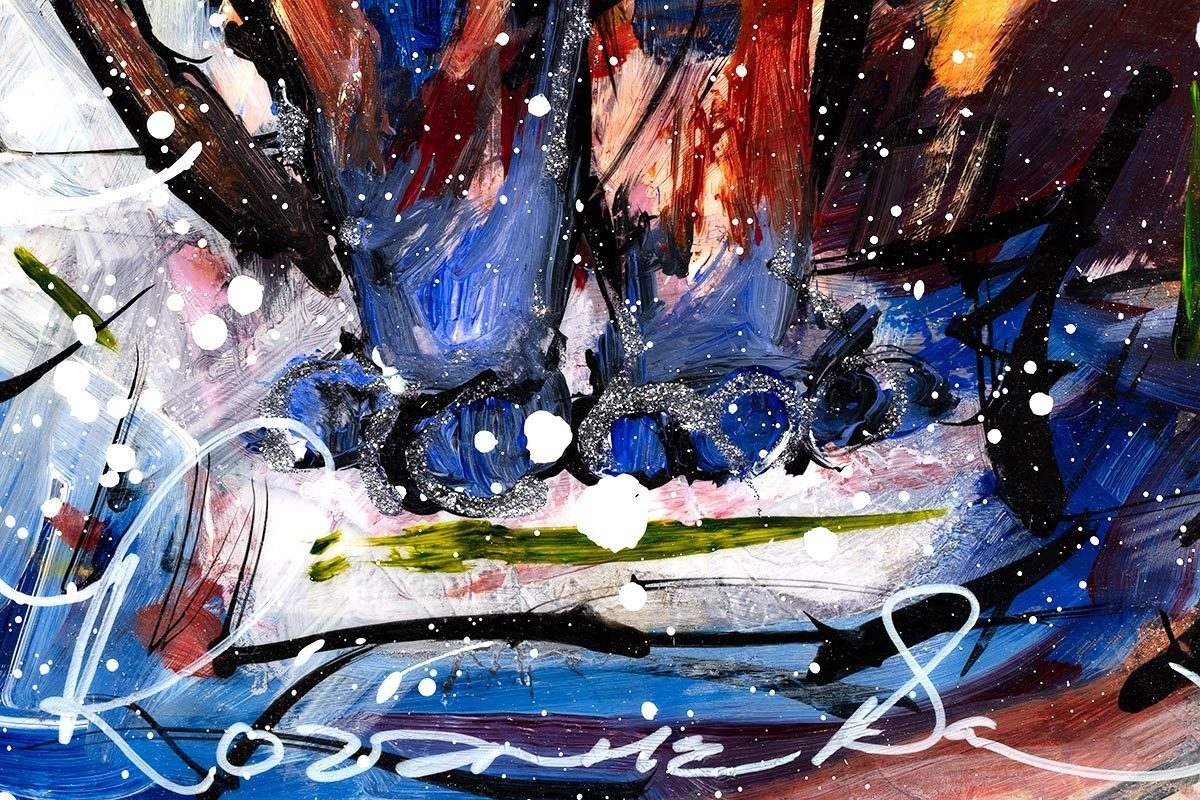 Kittenish - Original - SOLD by artist Rozanne Bell - Wyecliffe Galleries