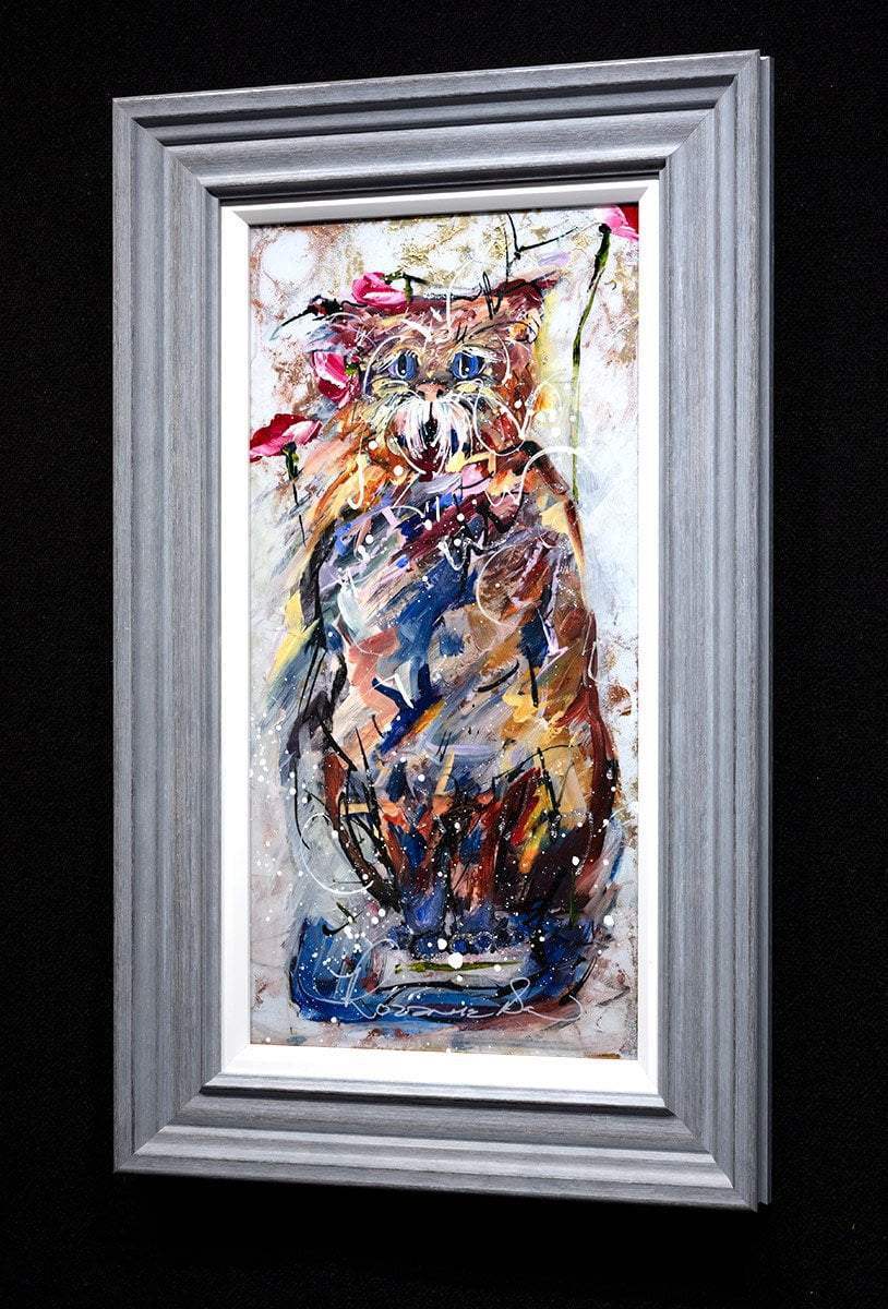 Kittenish - Original - SOLD by artist Rozanne Bell - Wyecliffe Galleries