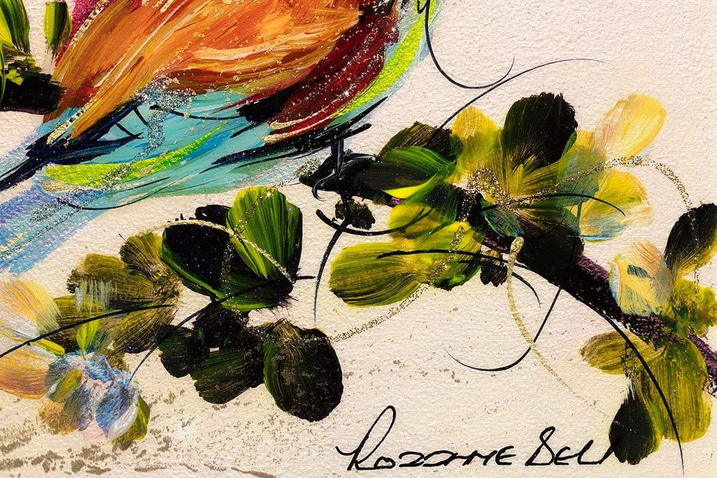 Kyle - Original - SOLD by artist Rozanne Bell - Wyecliffe Galleries