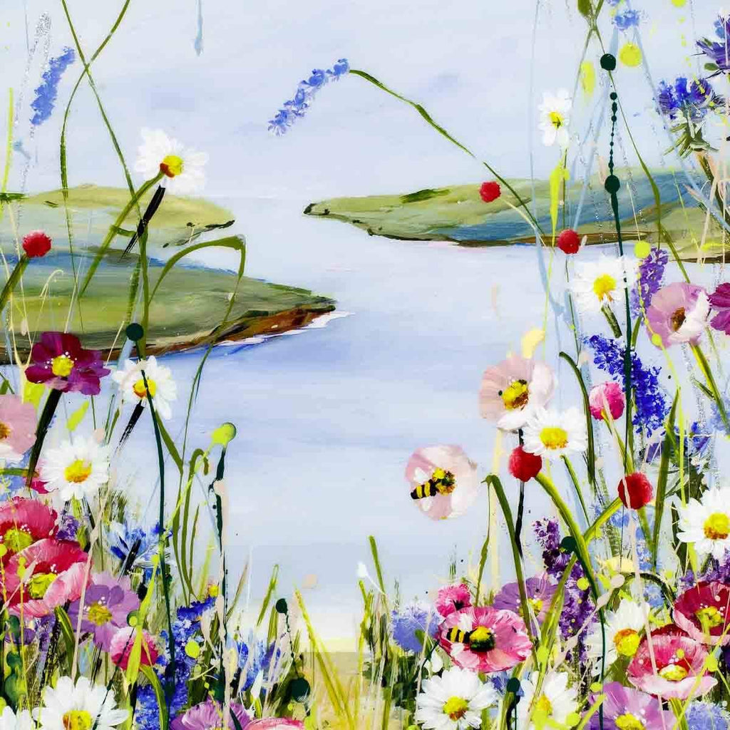 Lakeside View - Original - SOLD by artist Rozanne Bell - Wyecliffe Galleries