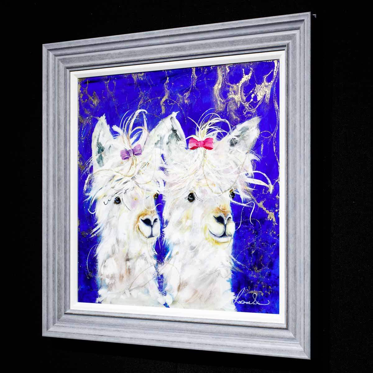 Lana and Lacey - Original - SOLD by artist Rozanne Bell - Wyecliffe Galleries