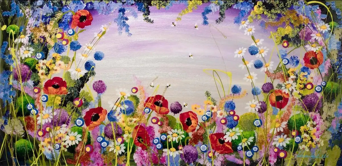 Land of Plenty - SOLD by artist Rozanne Bell - Wyecliffe Galleries