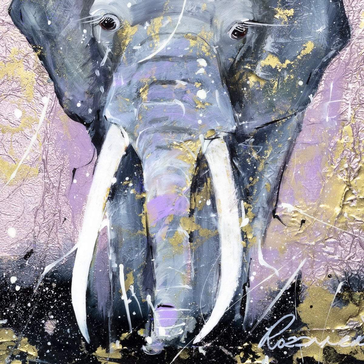 Larry - Original - SOLD by artist Rozanne Bell - Wyecliffe Galleries