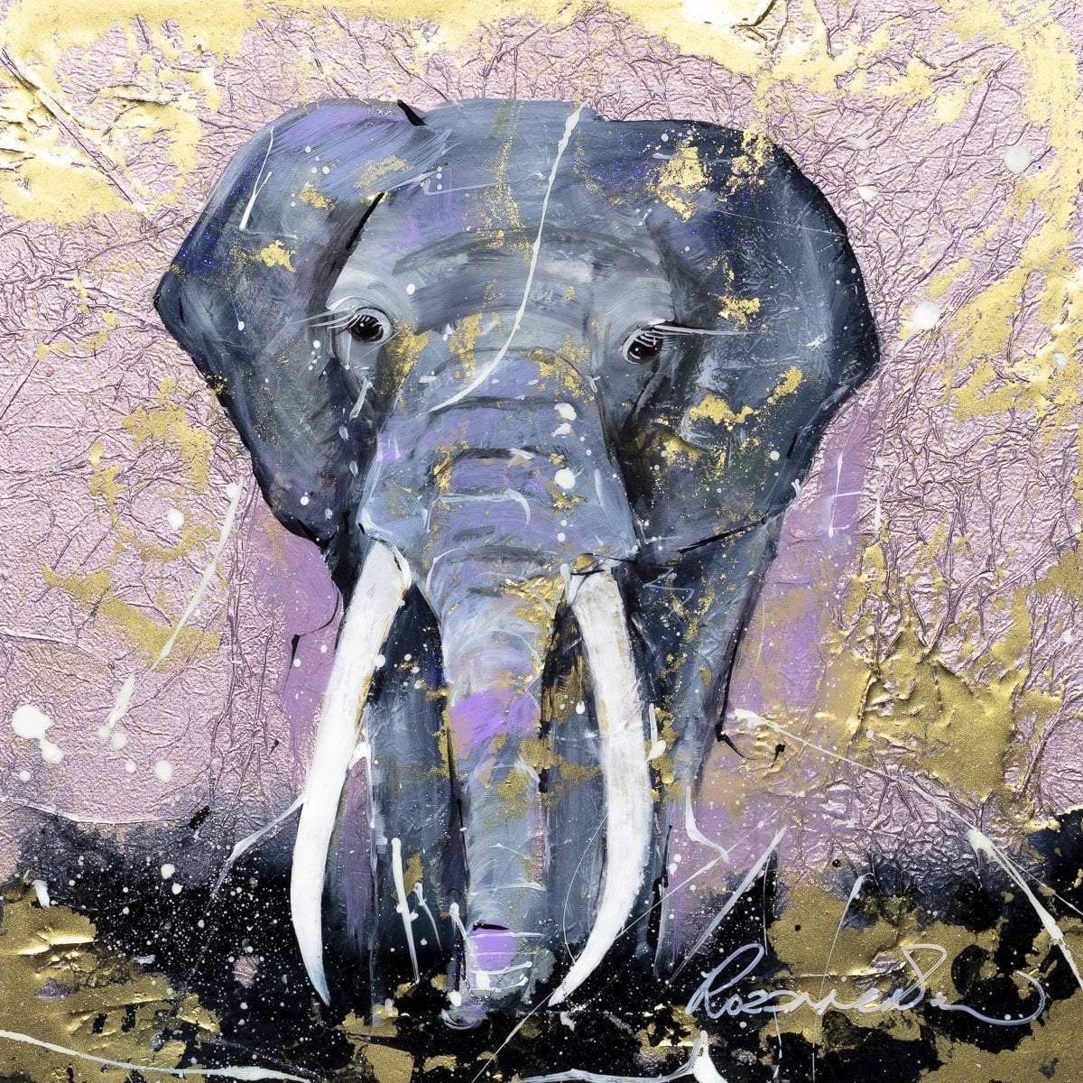 Larry - Original - SOLD by artist Rozanne Bell - Wyecliffe Galleries