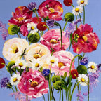 Lavender Bloom - Original - SOLD by artist Rozanne Bell - Wyecliffe Galleries