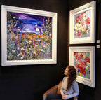 Lavender Bloom - Original - SOLD by artist Rozanne Bell - Wyecliffe Galleries