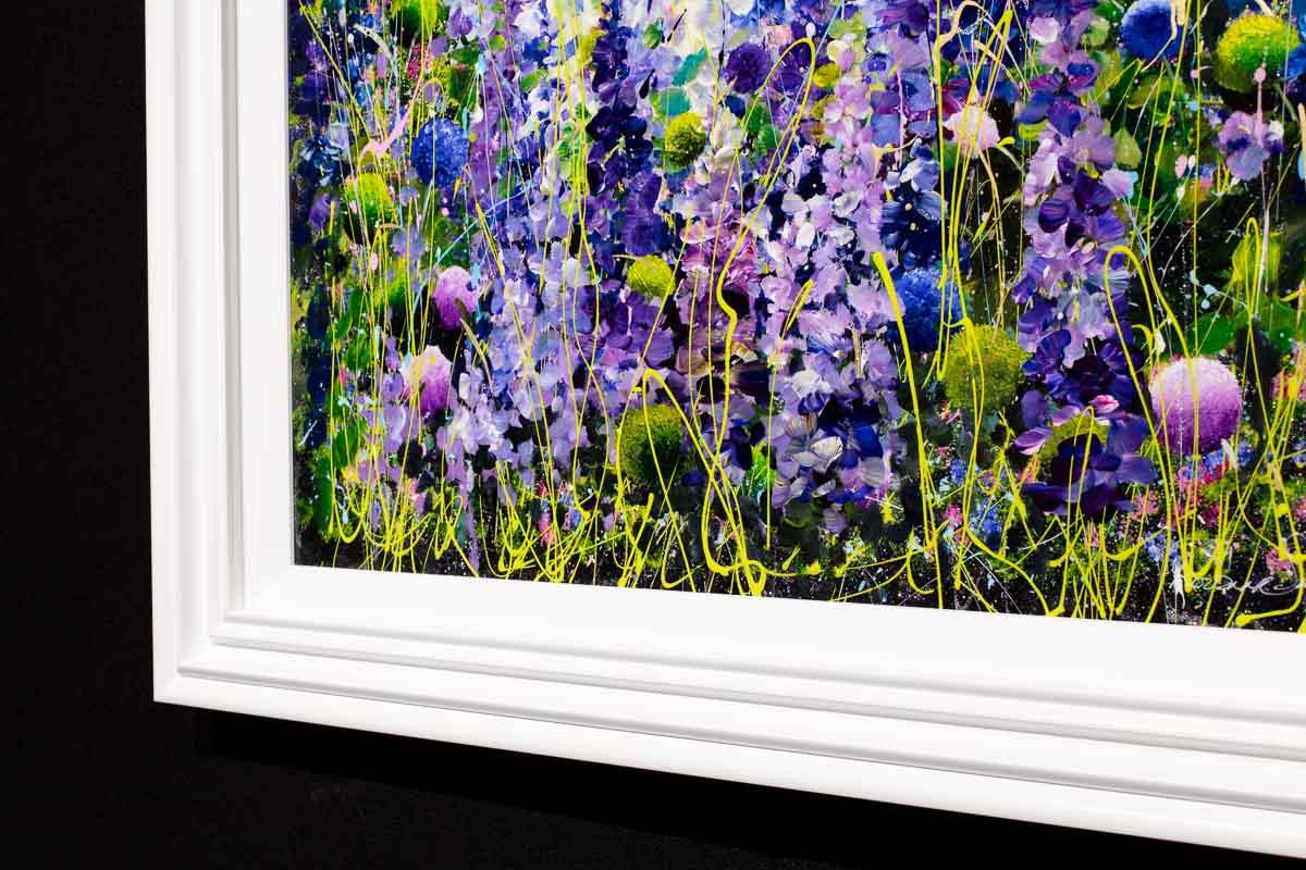 Lupin Fields - SOLD by artist Rozanne Bell - Wyecliffe Galleries