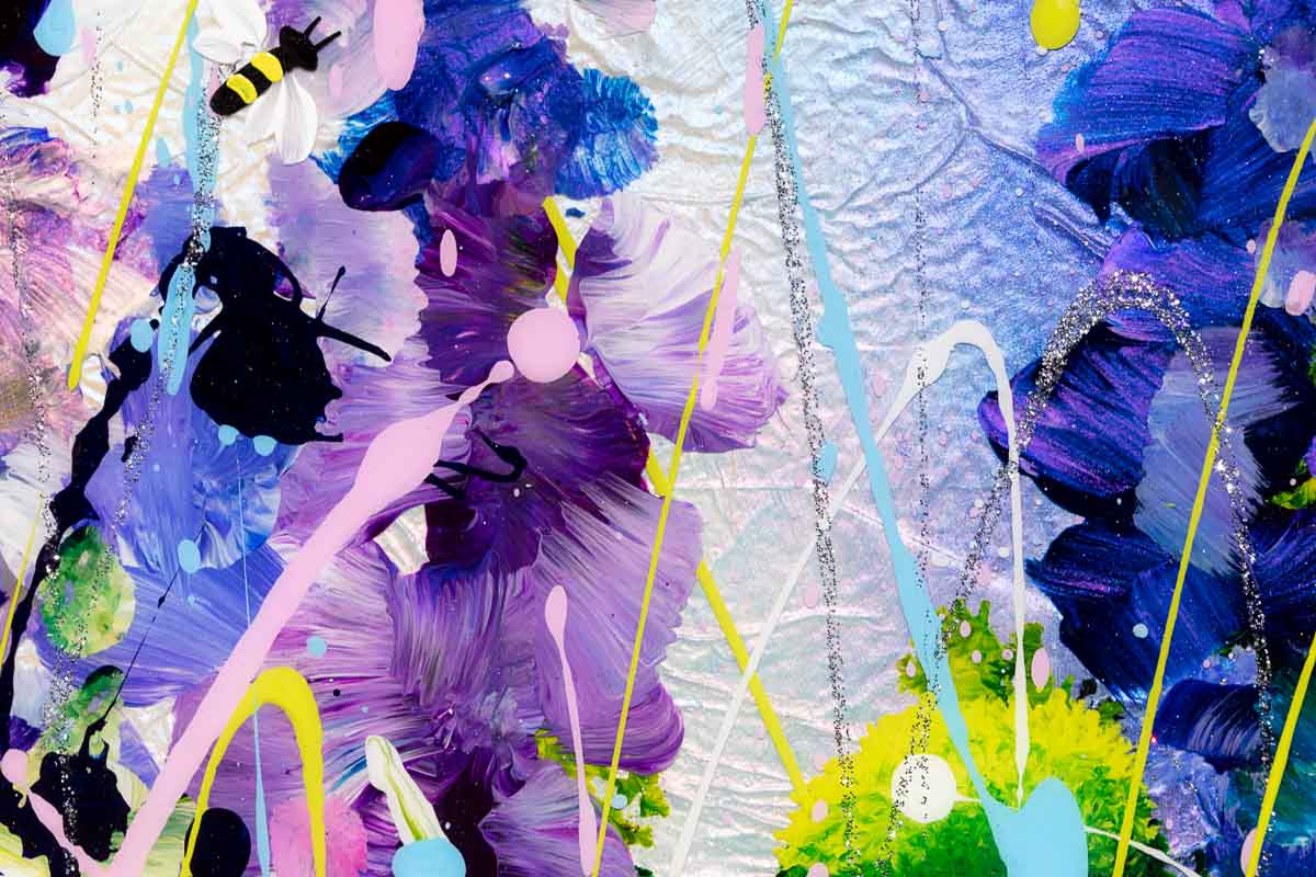 Lavender Fields Rozanne Bell Framed