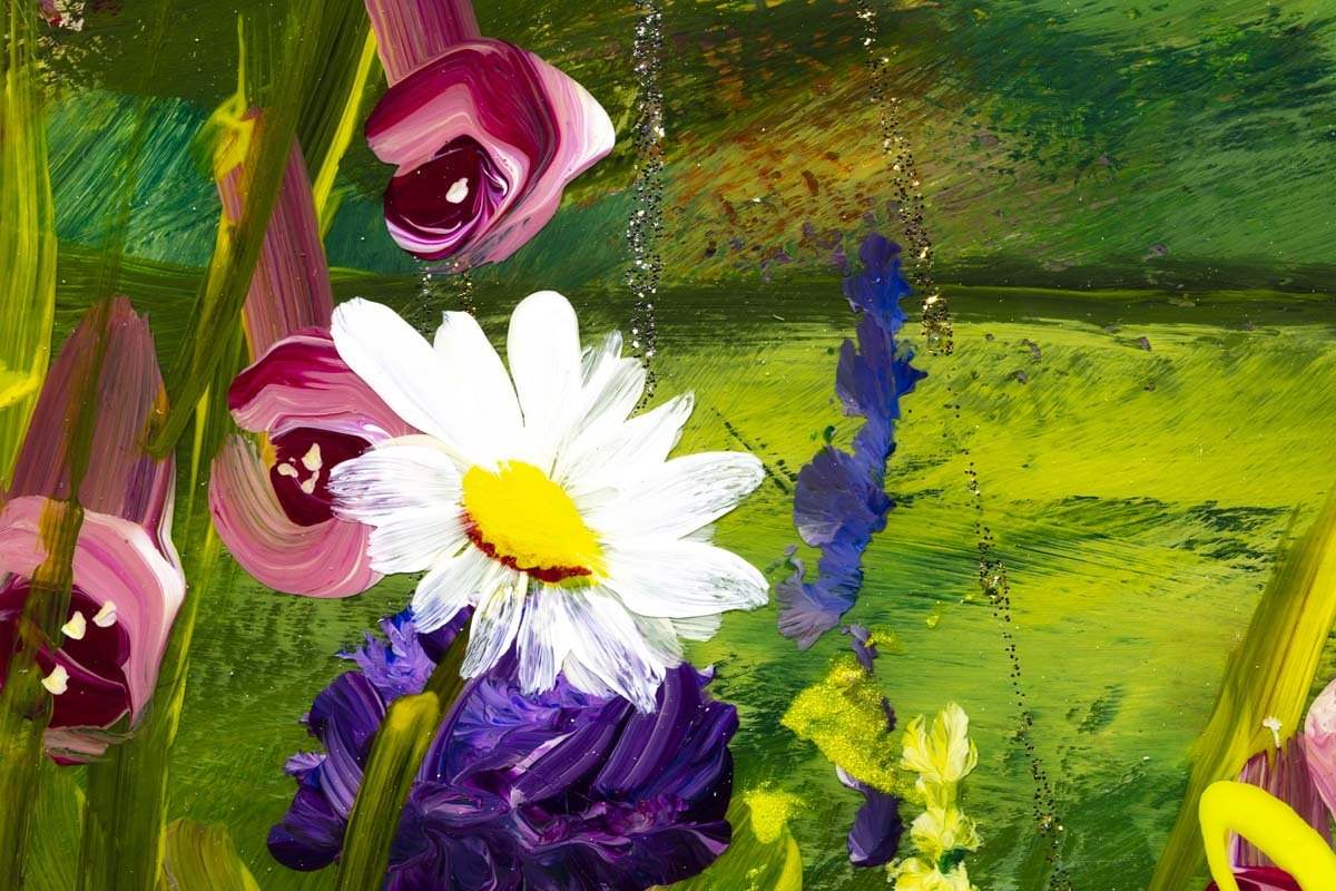 Heather in the Highlands - Original - SOLD by artist Rozanne Bell - Wyecliffe Galleries