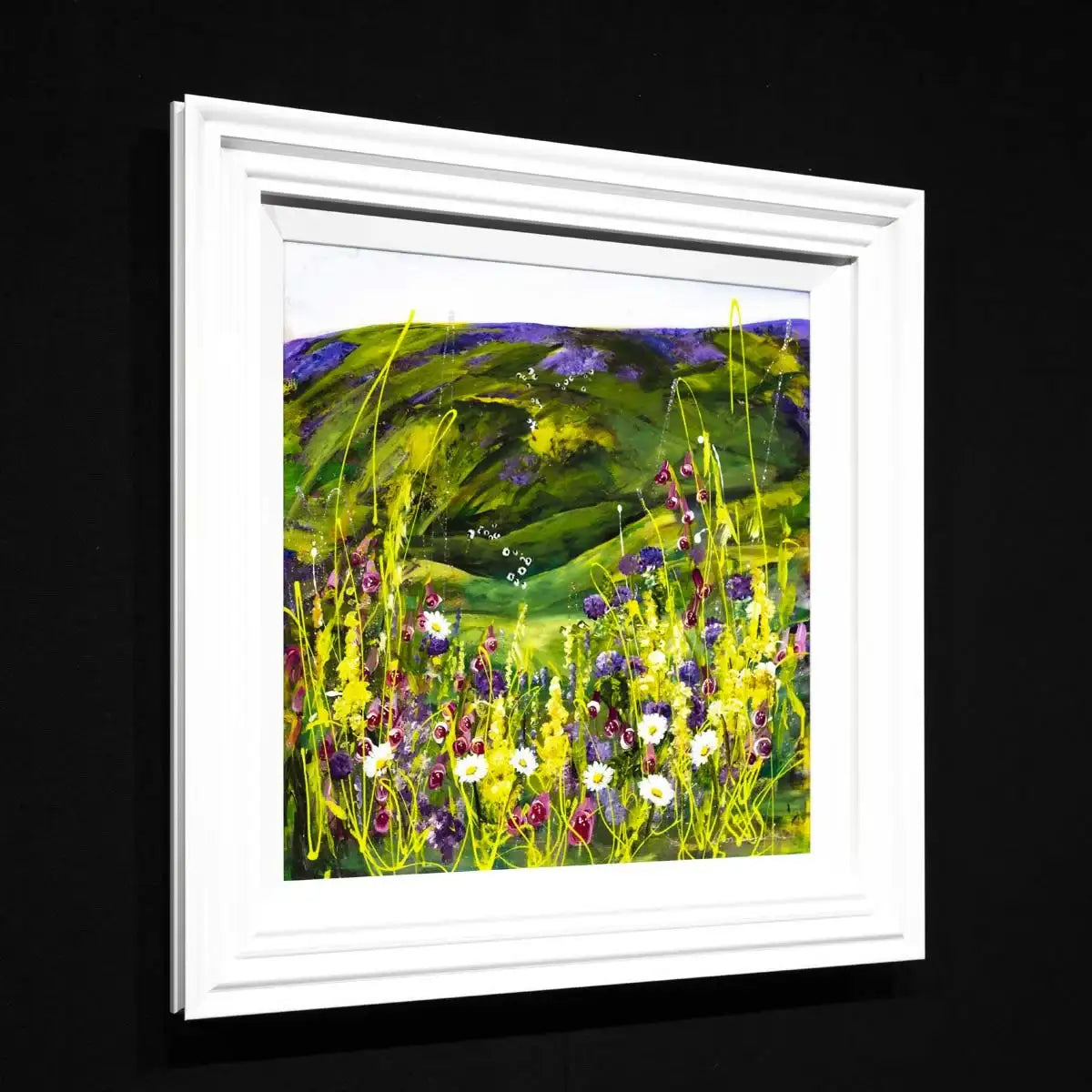 Heather in the Highlands - Original - SOLD by artist Rozanne Bell - Wyecliffe Galleries