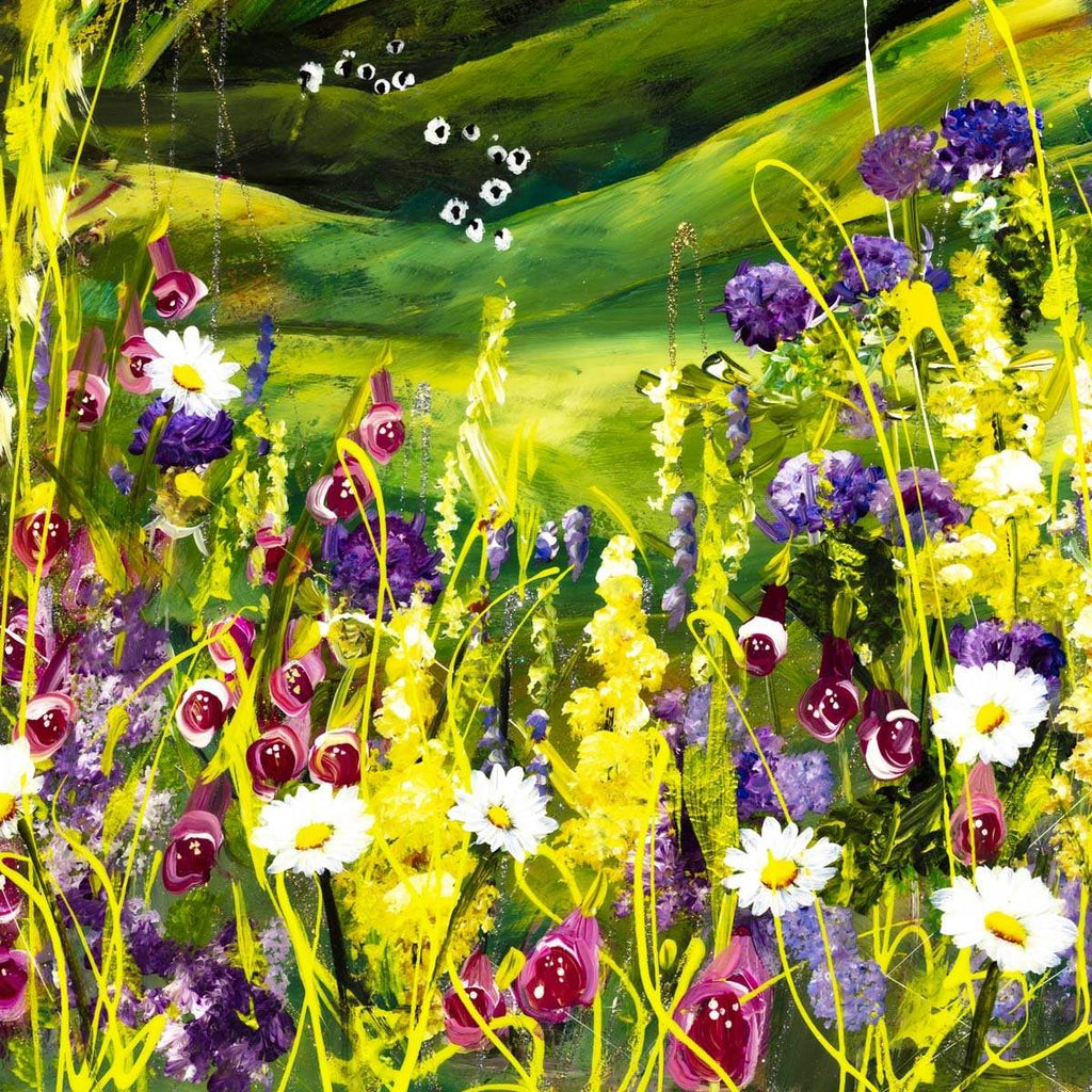 Heather in the Highlands - Original - SOLD by artist Rozanne Bell - Wyecliffe Galleries