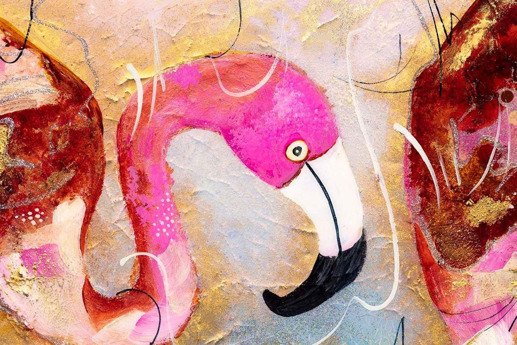 Let's Play Croquet - Original - SOLD by artist Rozanne Bell - Wyecliffe Galleries