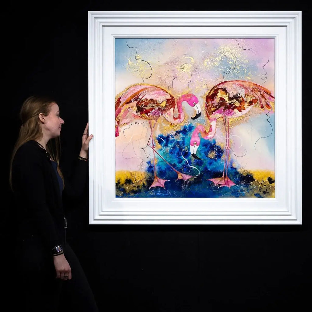 Let's Play Croquet - Original - SOLD by artist Rozanne Bell - Wyecliffe Galleries