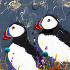 Let's Puff Together - Original - SOLD by artist Rozanne Bell - Wyecliffe Galleries