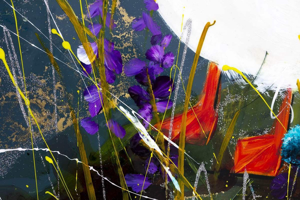 Let's Puff Together - Original - SOLD by artist Rozanne Bell - Wyecliffe Galleries